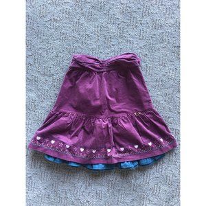 NWT Deux Par Deux velvet skirt sz 8